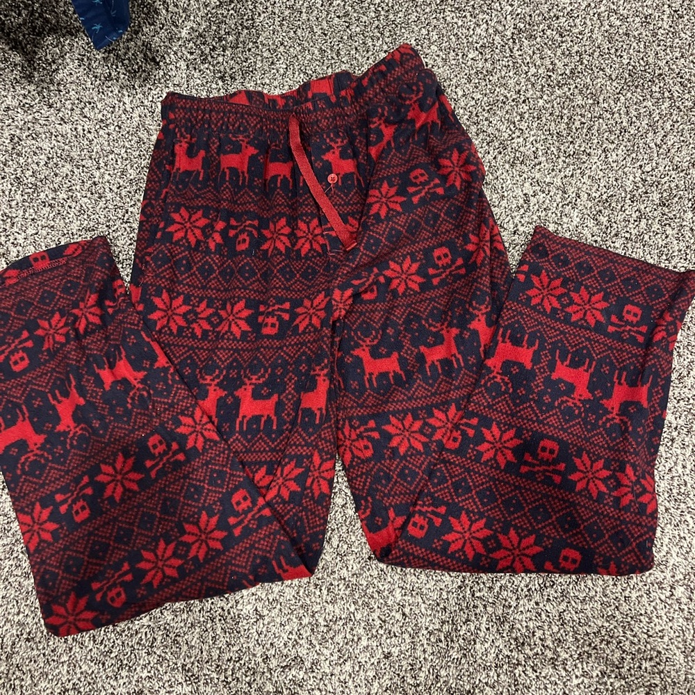 Joe Boxer Festive Red and Black Pajama Pants
